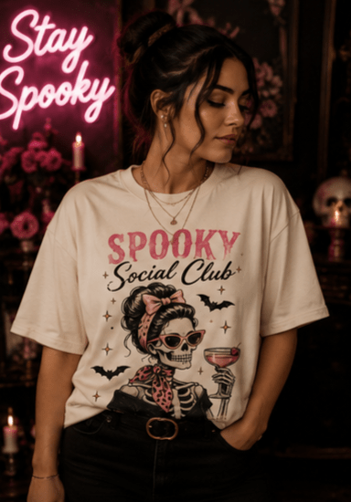 Spooky Social Club T-Shirt - Boo Crew Boutique