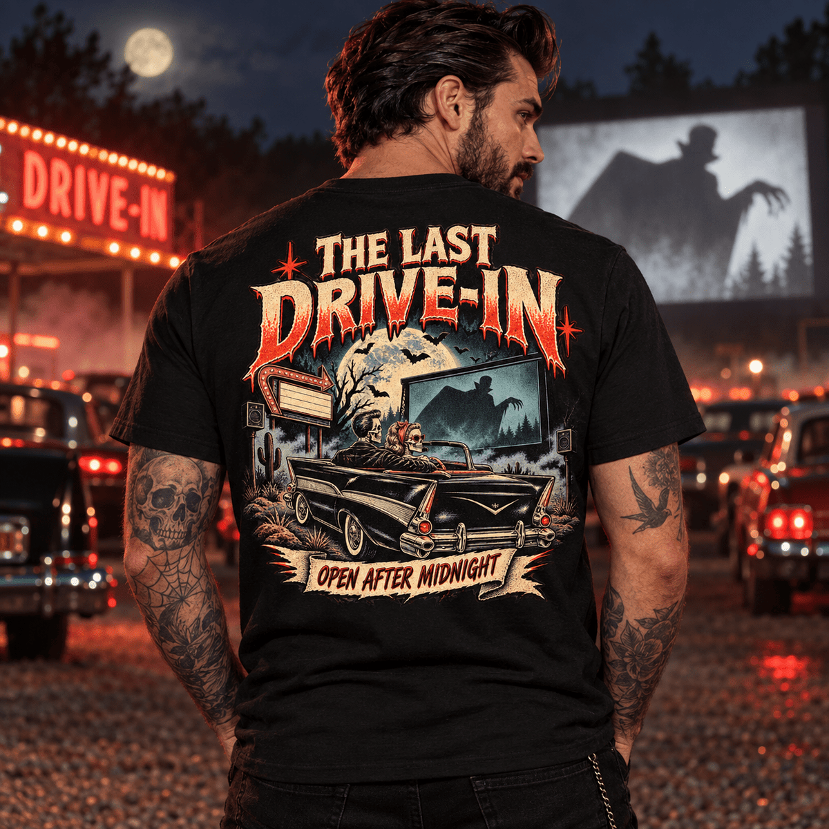 The Last Drive-In Horror Tee - Boo Crew Boutique