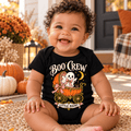 Halloween Baby Bodysuit – Boo Crew Little Haunt Ghost & Black Cat - Boo Crew Boutique