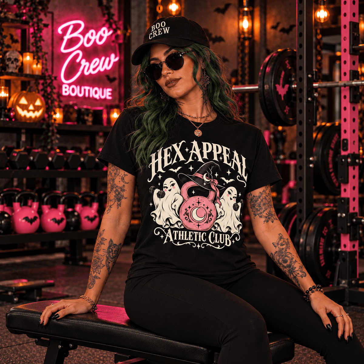 Hex Appeal Athletic Club Halloween Tee - Boo Crew Boutique