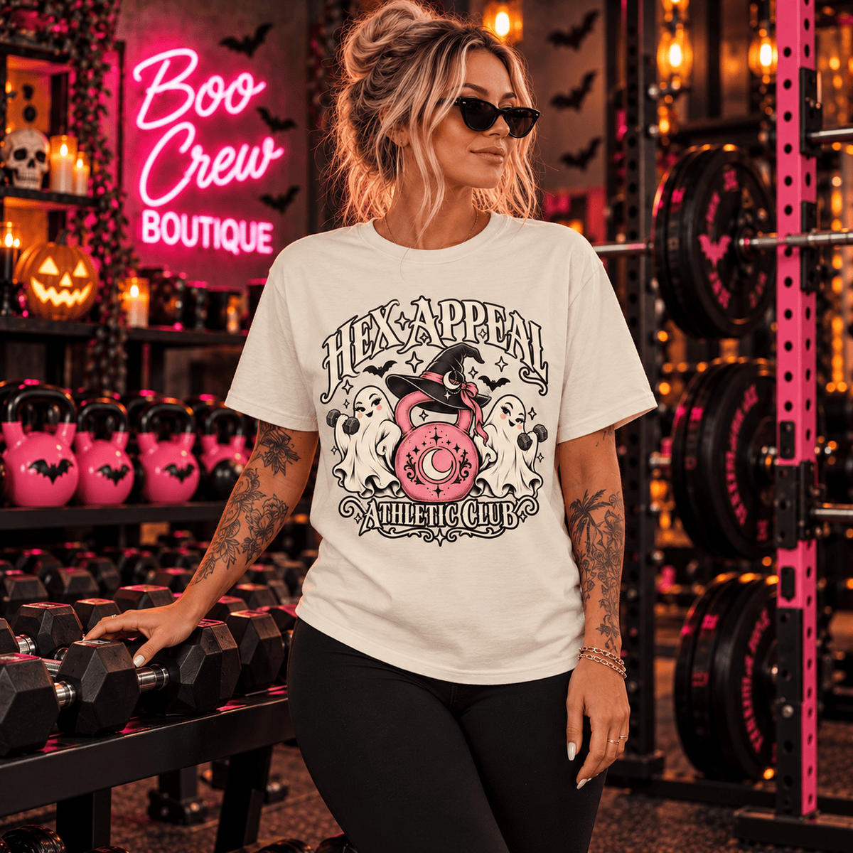 Hex Appeal Athletic Club Halloween Tee - Boo Crew Boutique