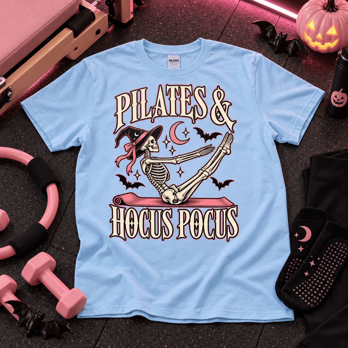 Pilates & Hocus Pocus Halloween Tee - Boo Crew Boutique