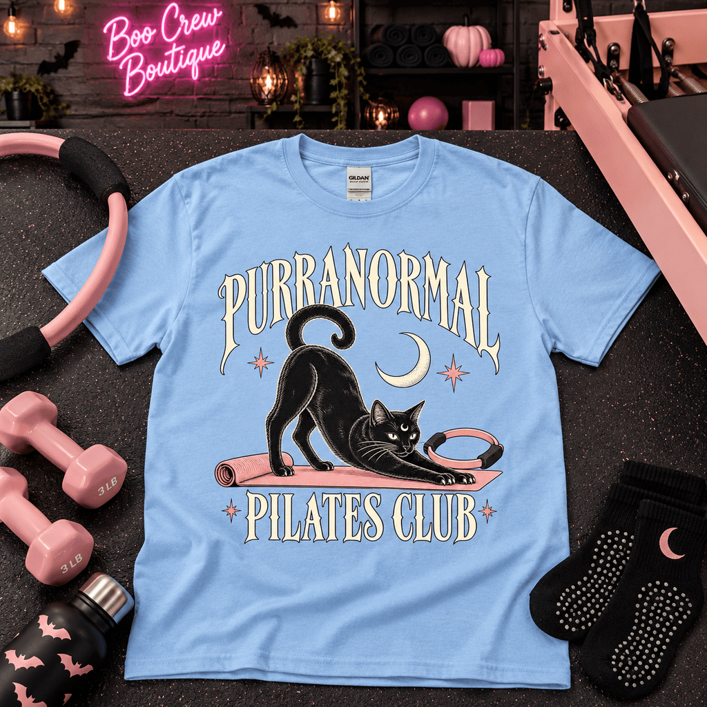 Purranormal Pilates Club Halloween Tee - Boo Crew Boutique