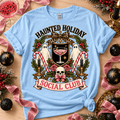 Haunted Holiday Social Club Halloween T-Shirt - Boo Crew Boutique