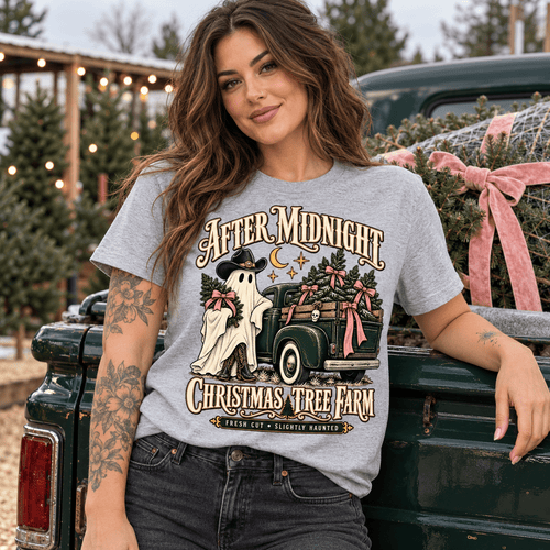 After Midnight Christmas Tree Farm T-Shirt - Boo Crew Boutique