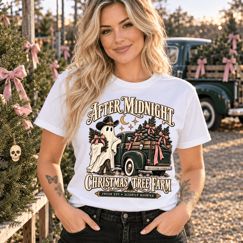 After Midnight Christmas Tree Farm T-Shirt - Boo Crew Boutique