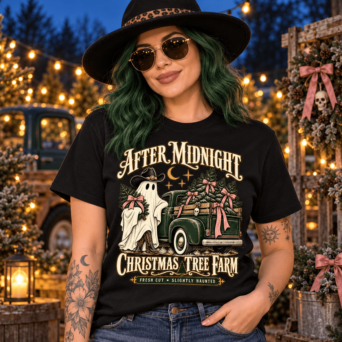 After Midnight Christmas Tree Farm T-Shirt - Boo Crew Boutique