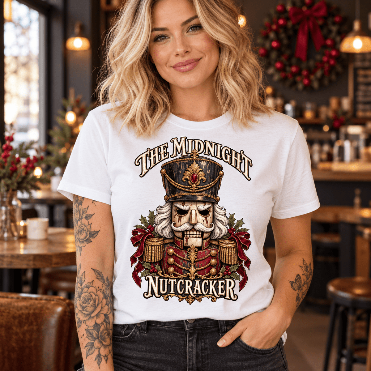 The Midnight Nutcracker Christmas T-Shirt - Boo Crew Boutique
