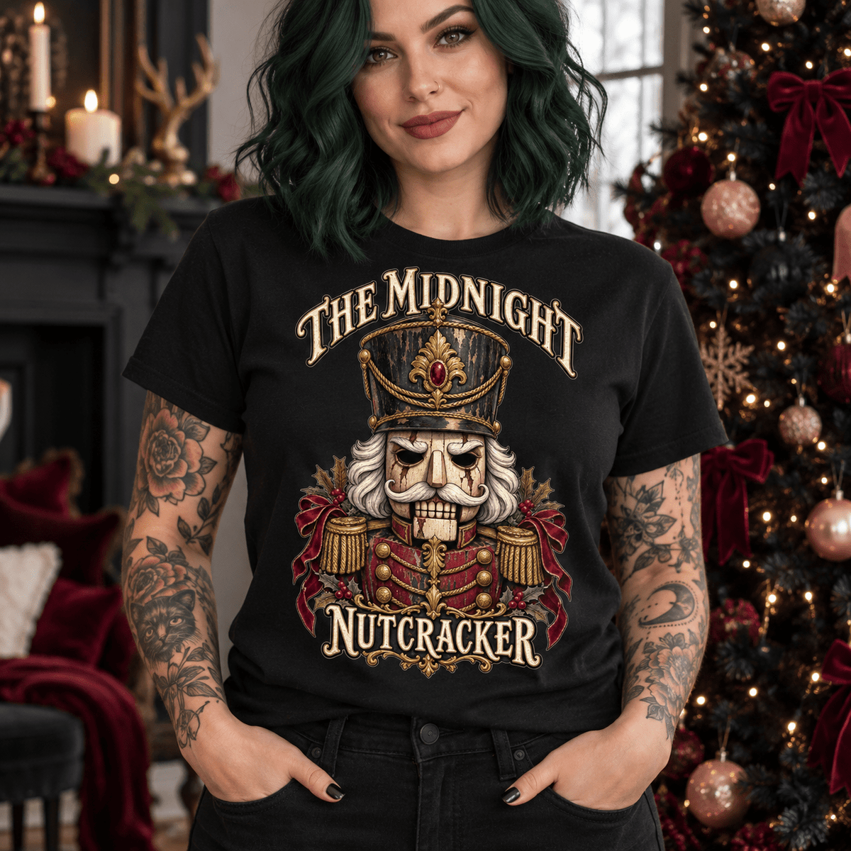 The Midnight Nutcracker Christmas T-Shirt - Boo Crew Boutique