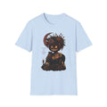A Little Bit Cute, A Little Bit Chaos T-Shirt — Gothic Pumpkin Head Tee - Boo Crew Boutique
