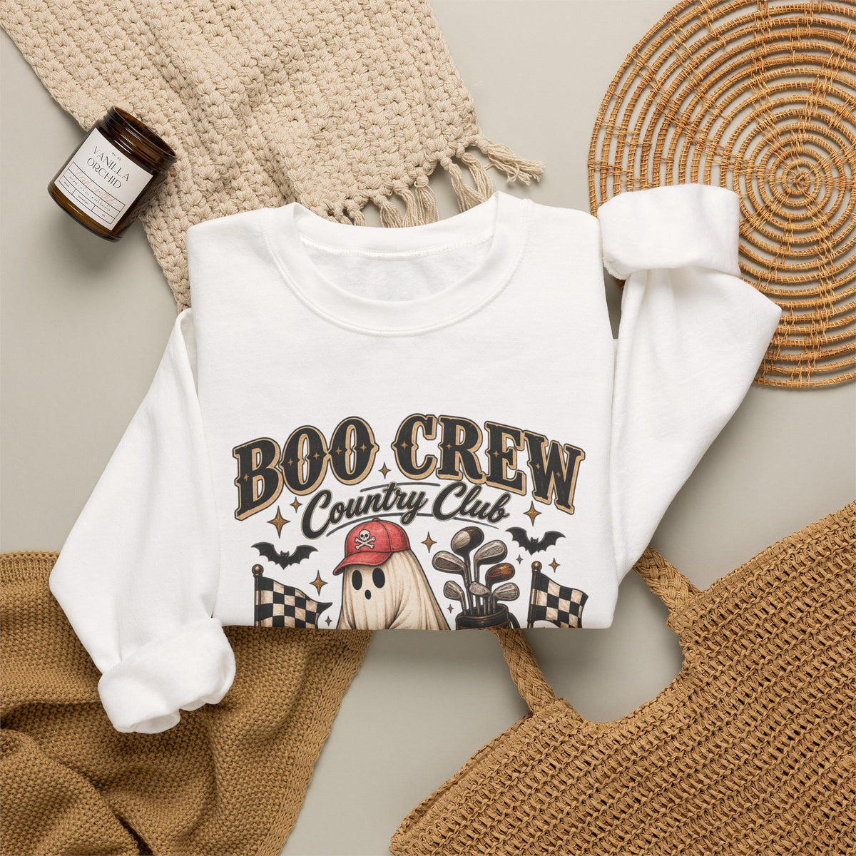 Boo Crew Country Club Crewneck Sweatshirt - Boo Crew Boutique