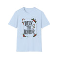 Christmas Horror T-Shirt, Merry Christmas Tee, Unisex Graphic Shirt, Gift for Horror Lovers, Deck the Horror Tee - Boo Crew Boutique