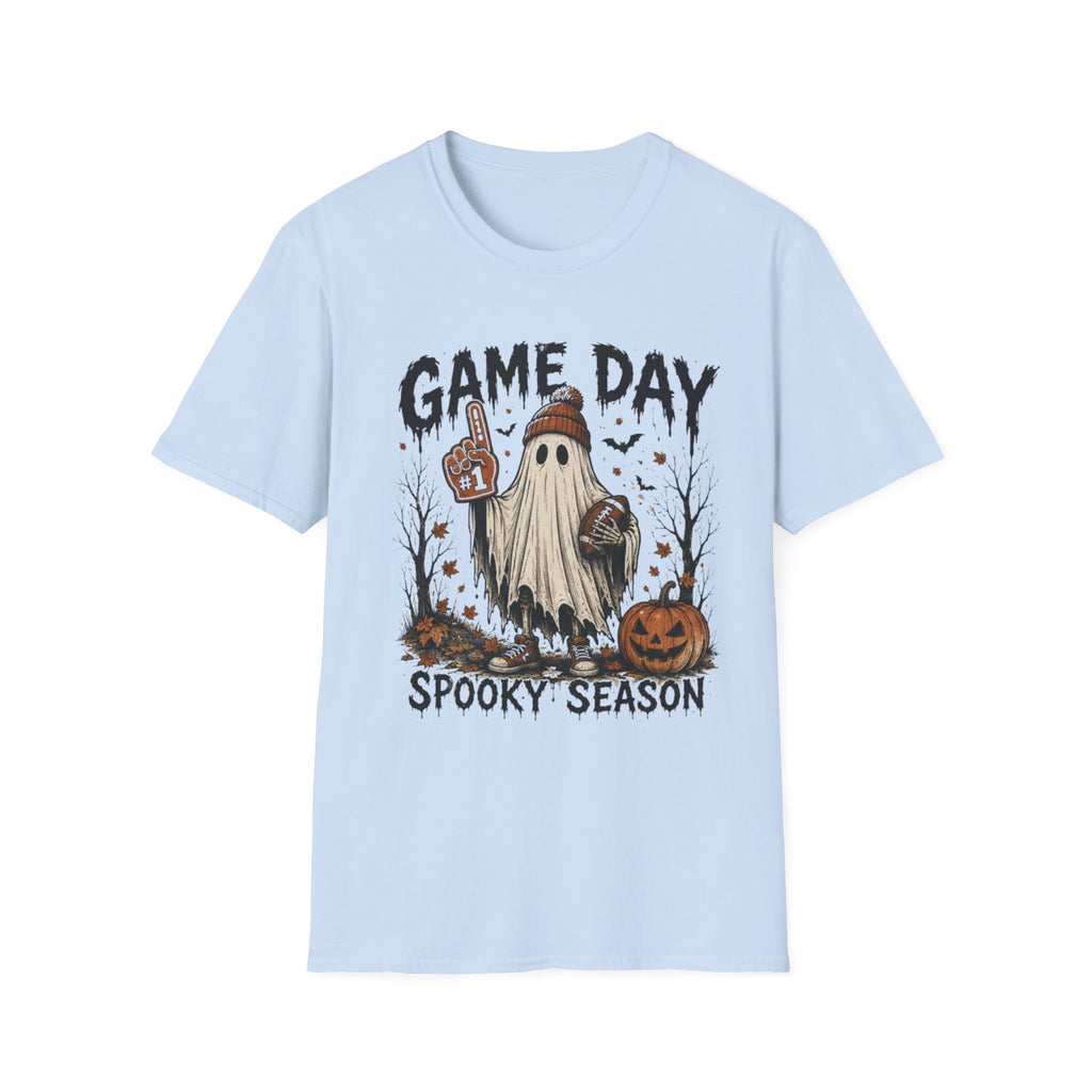 Game Day Ghost T-Shirt — Spooky Season Football Fan Tee - Boo Crew Boutique