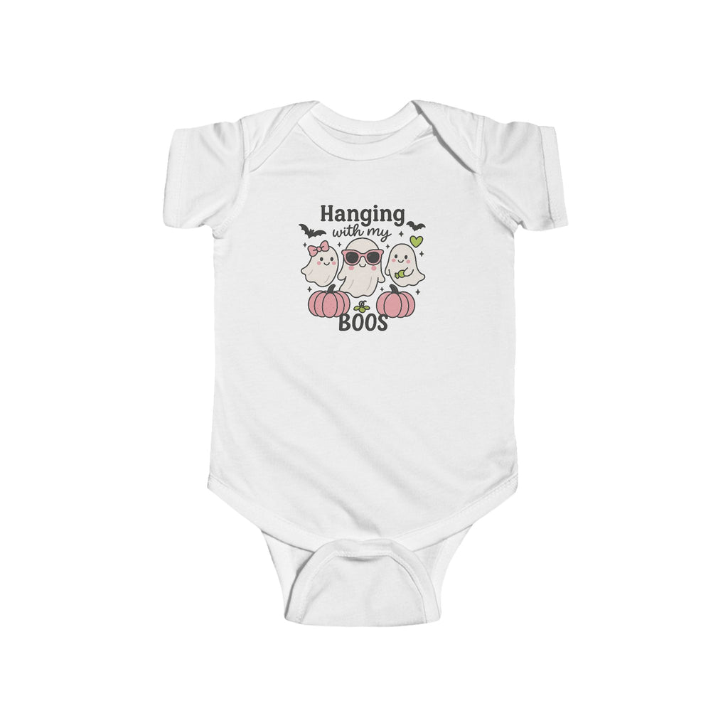 "Hanging With My Boos" Halloween Baby Bodysuit