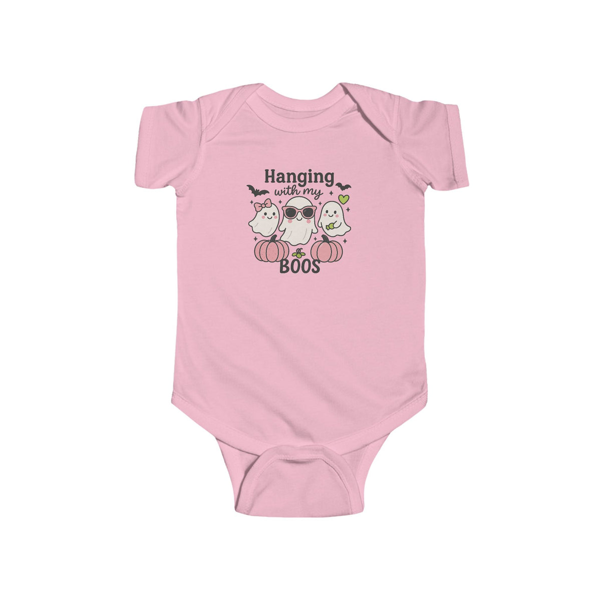 "Hanging With My Boos" Halloween Baby Bodysuit - Boo Crew Boutique