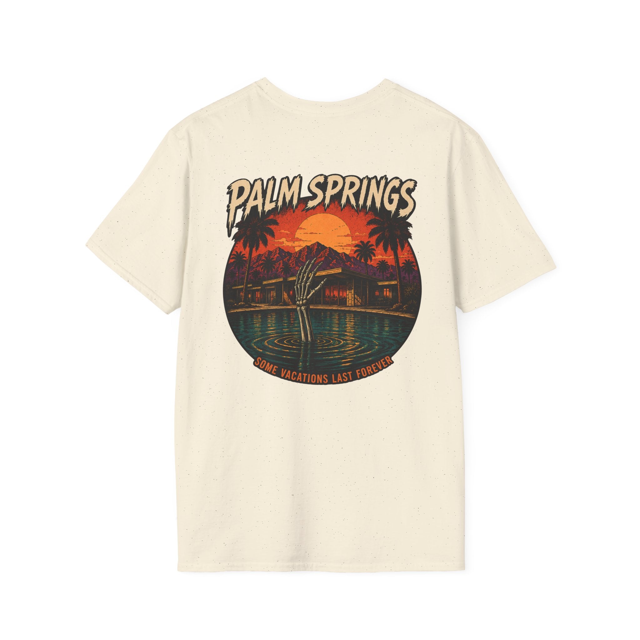 Palm Springs Pool Skelly Tee - Boo Crew Boutique