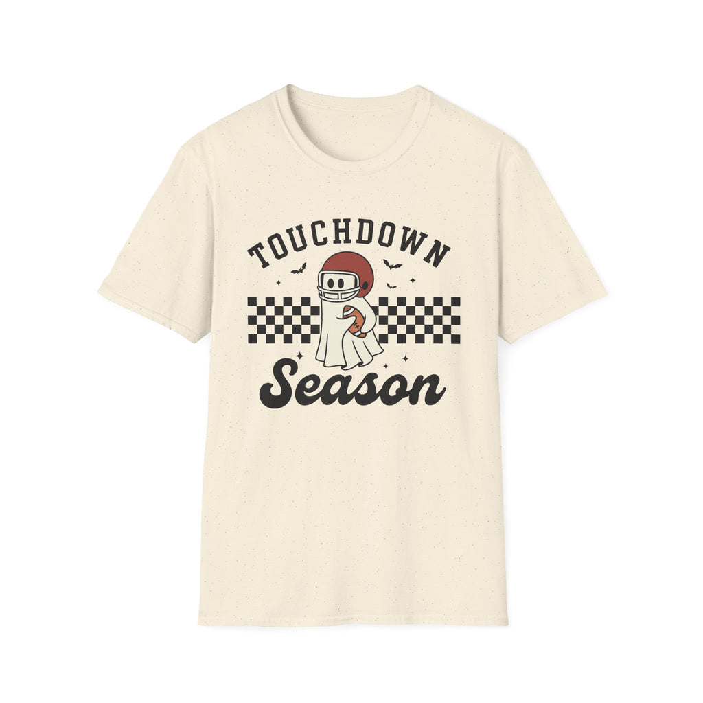 Touchdown Season T-Shirt — Vintage Football Ghost Helmet Design - Boo Crew Boutique