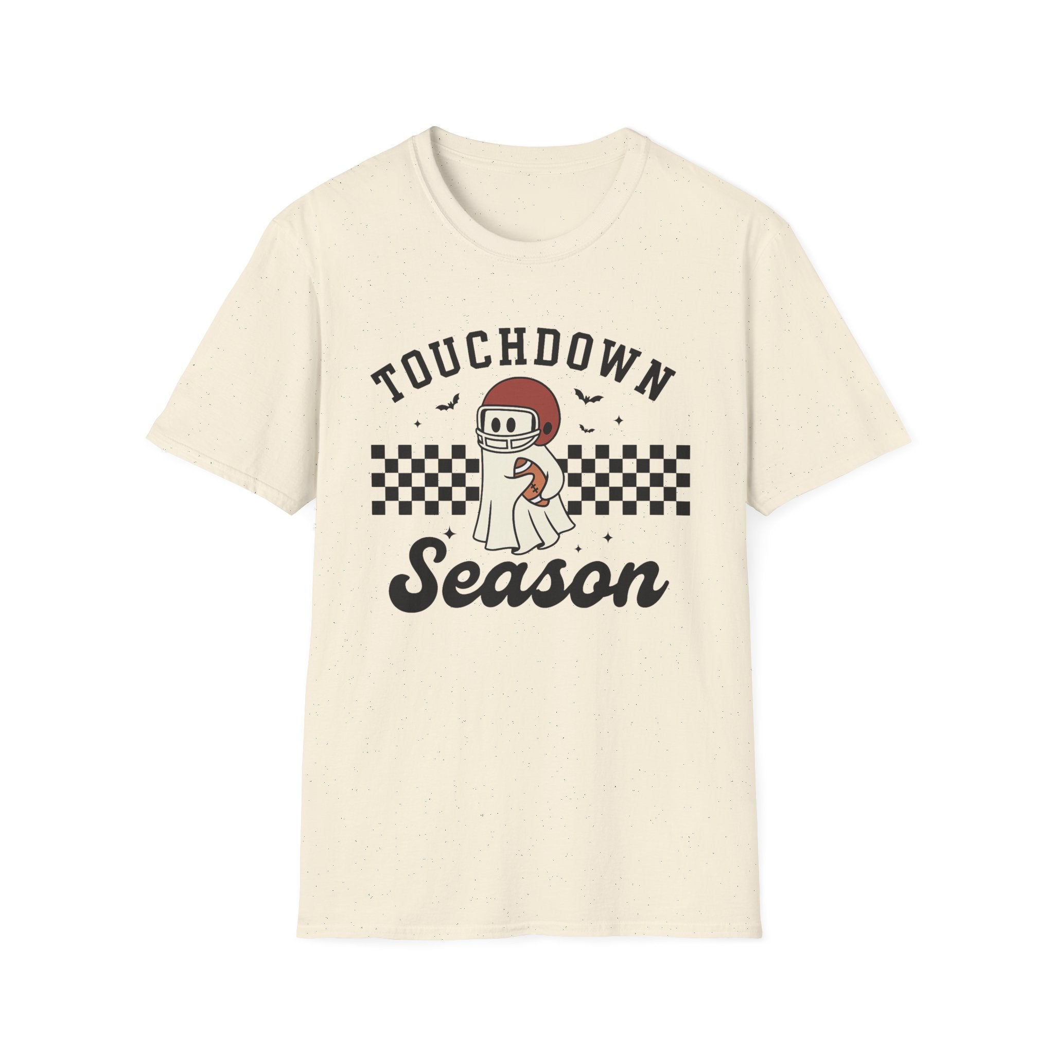 Touchdown Season T-Shirt — Vintage Football Ghost Helmet Design - Boo Crew Boutique