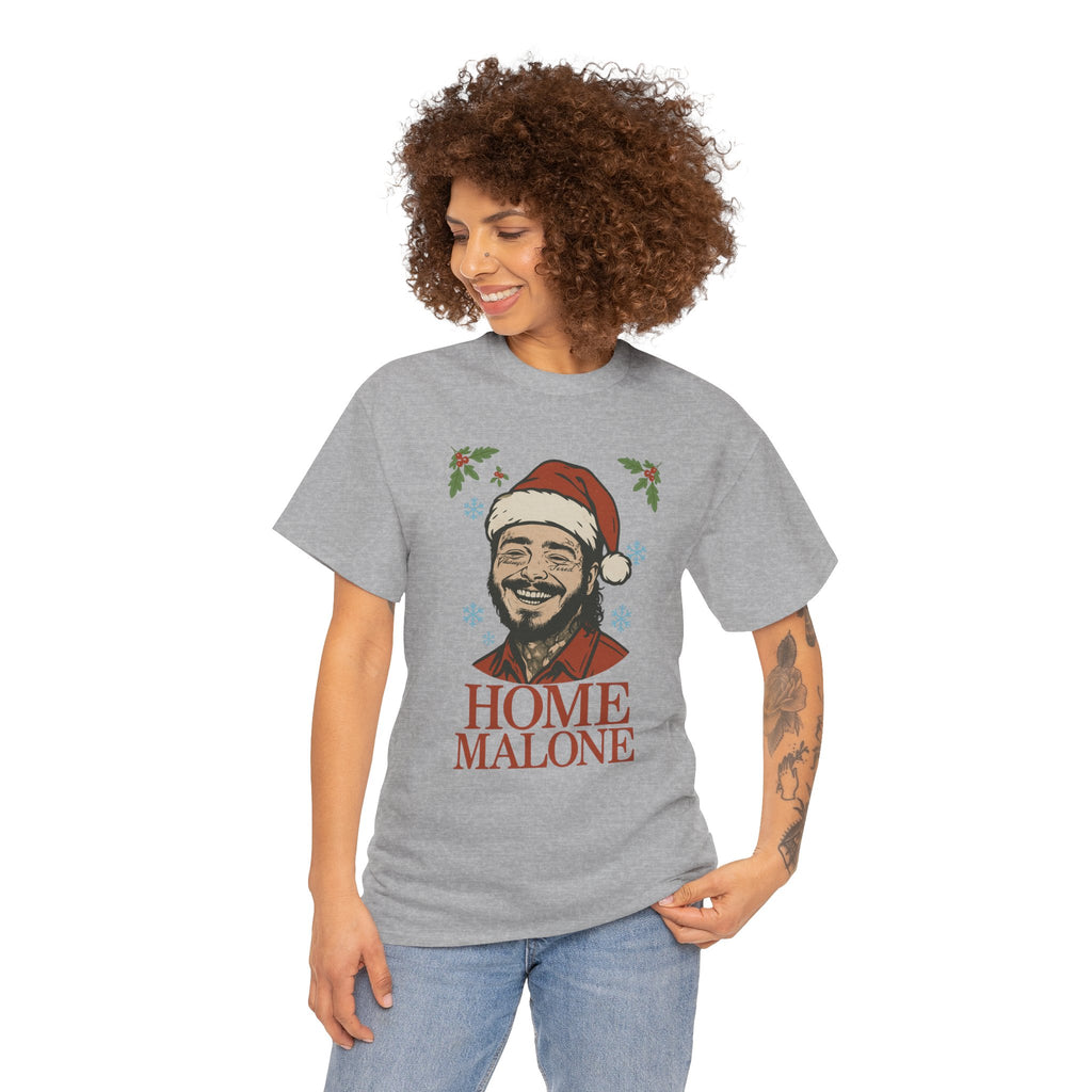 Home Malone Santa Tee | Christmas rapper holiday tee, Christmas Malone Tee, Gift for Music Lover - Boo Crew Boutique