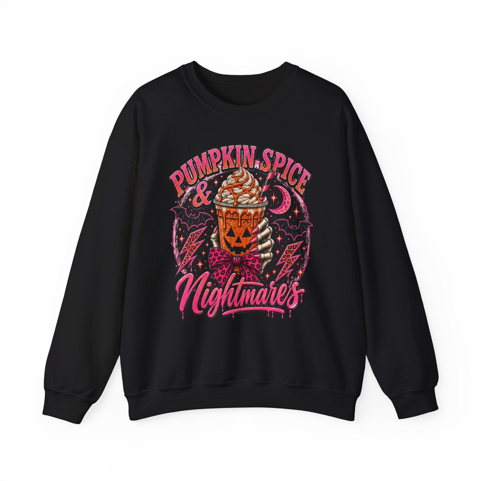 Pumpkin Spice & Nightmares Sweatshirt - Boo Crew Boutique