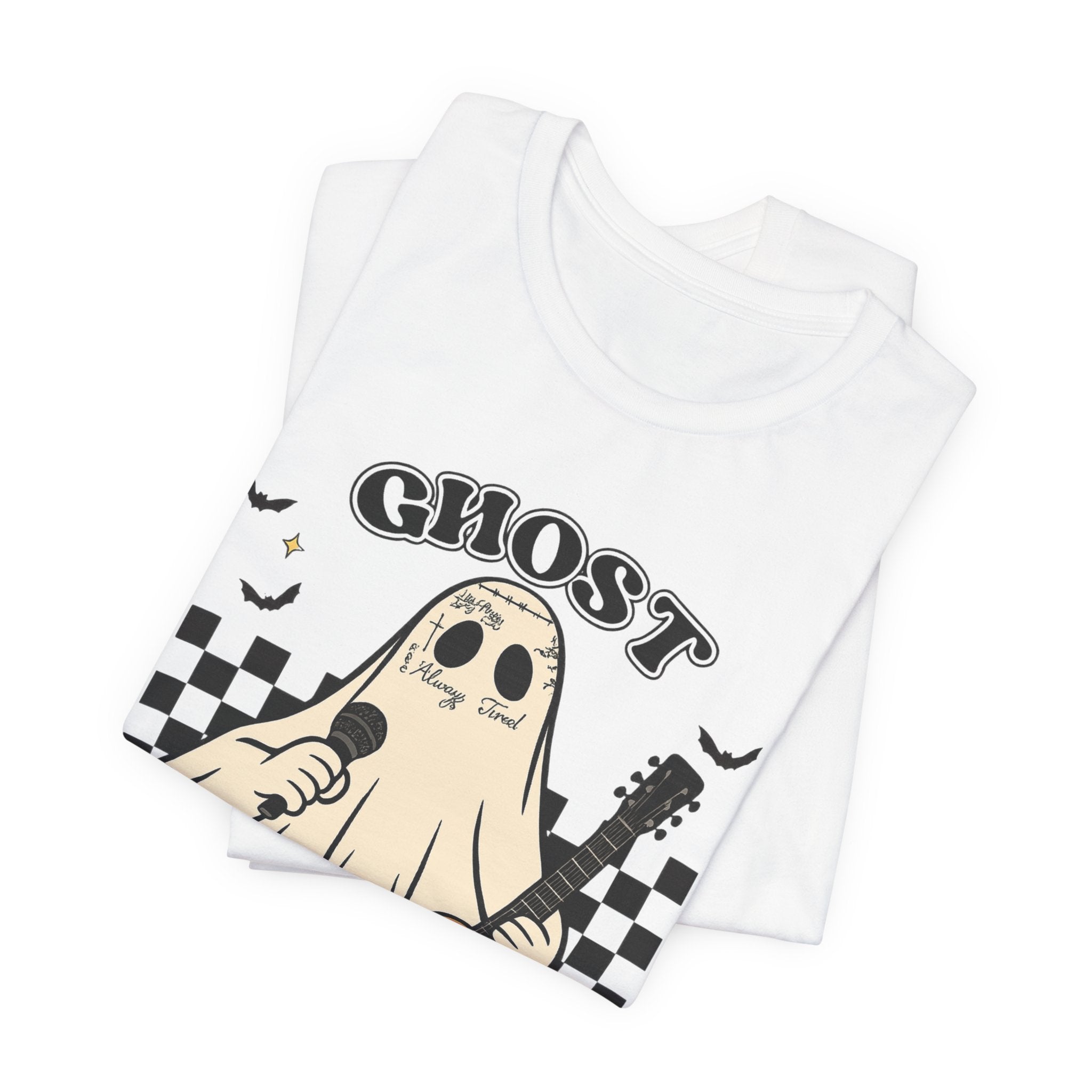 Ghost Malone Tee - Fun Ghost Graphic Tee, Perfect for Halloween, Music Lovers, Casual Wear, Gift