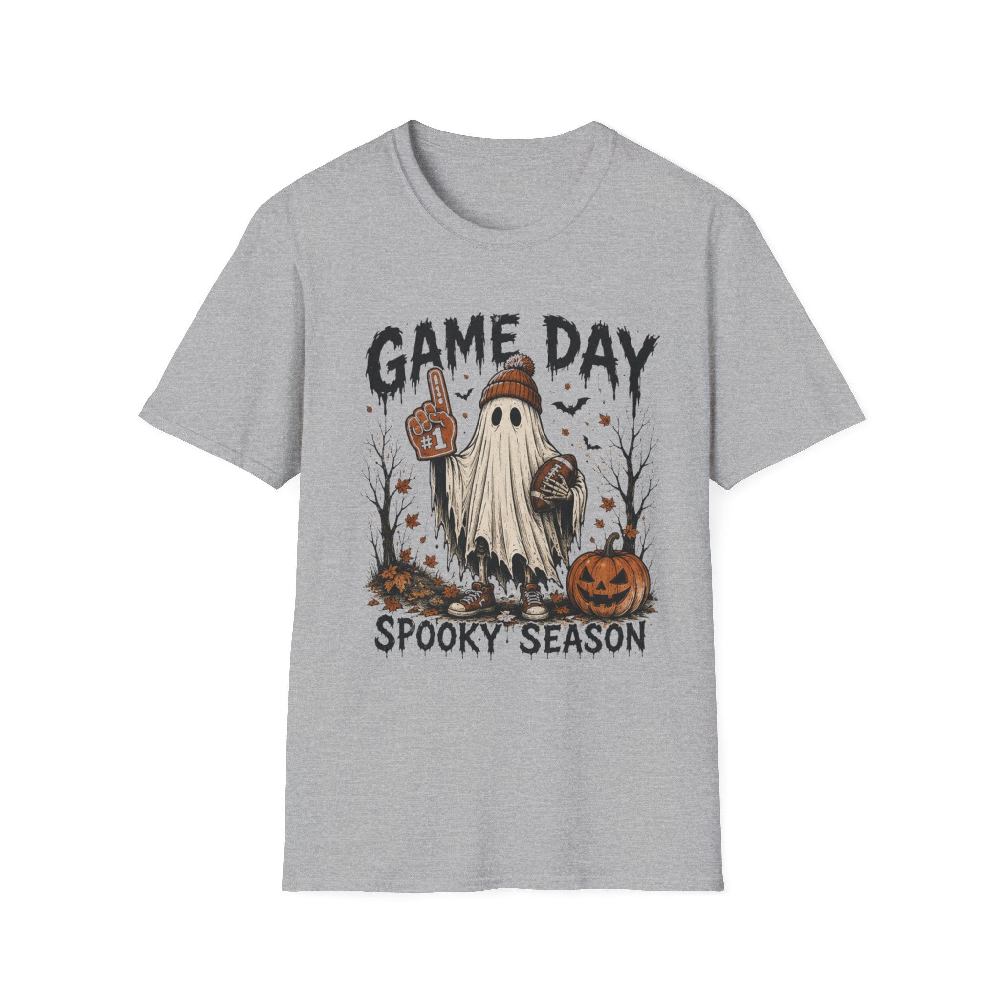 Game Day Ghost T-Shirt — Spooky Season Football Fan Tee - Boo Crew Boutique