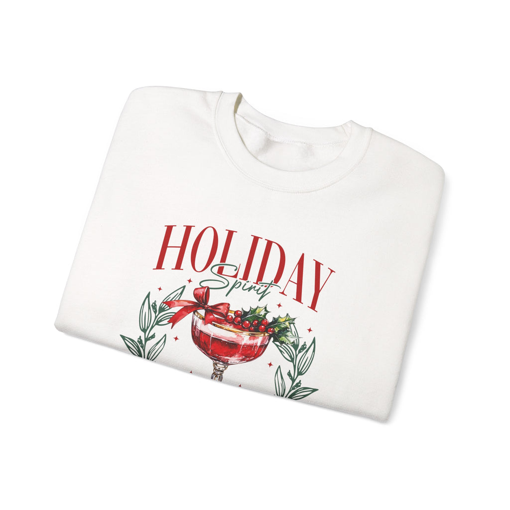 Holiday Cocktail Club Sweatshirt, Christmas Jumper, Festive Winter Top, Xmas Party Shirt, Seasonal Pullover, Celebration Apparel - Boo Crew Boutique
