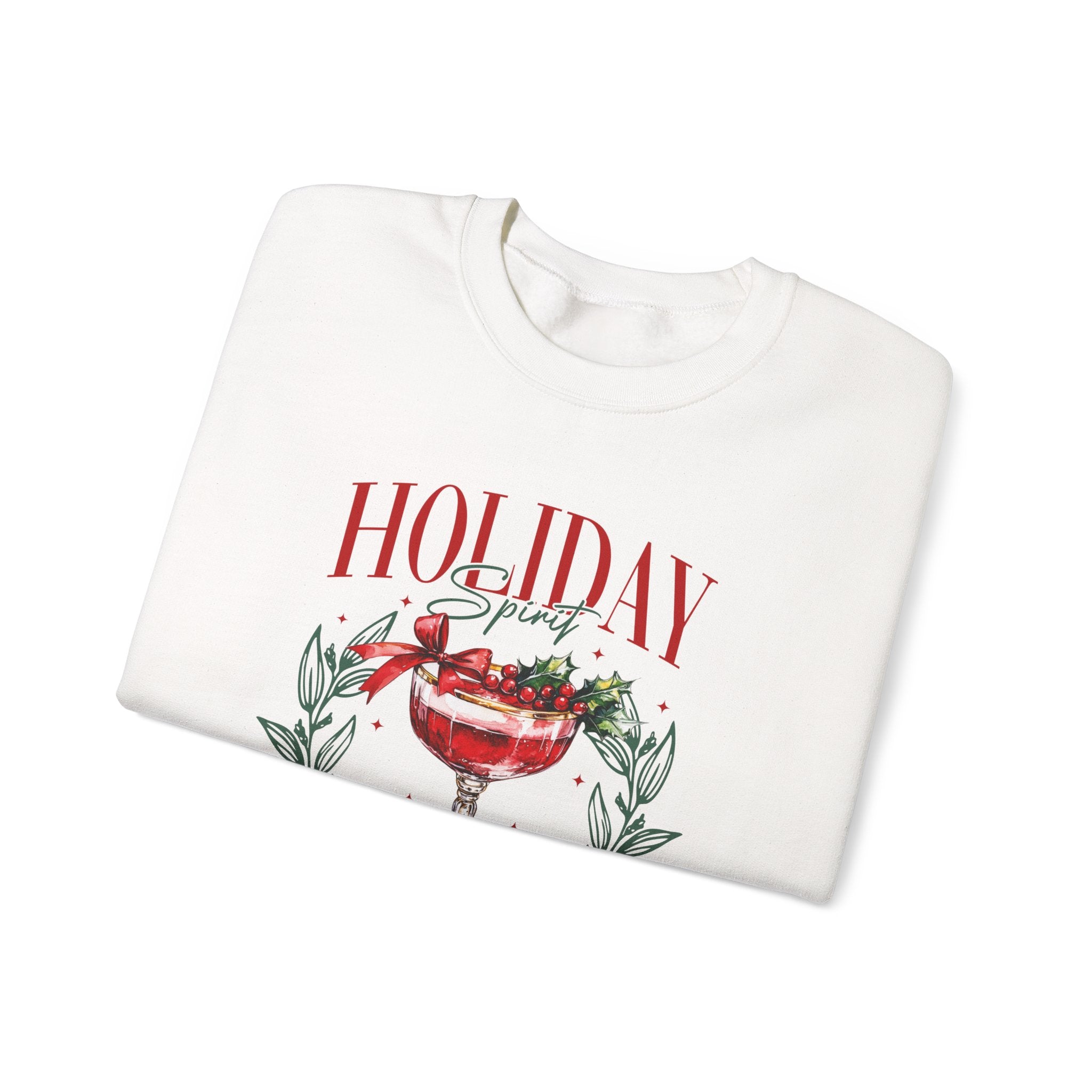 Holiday Cocktail Club Sweatshirt, Christmas Jumper, Festive Winter Top, Xmas Party Shirt, Seasonal Pullover, Celebration Apparel