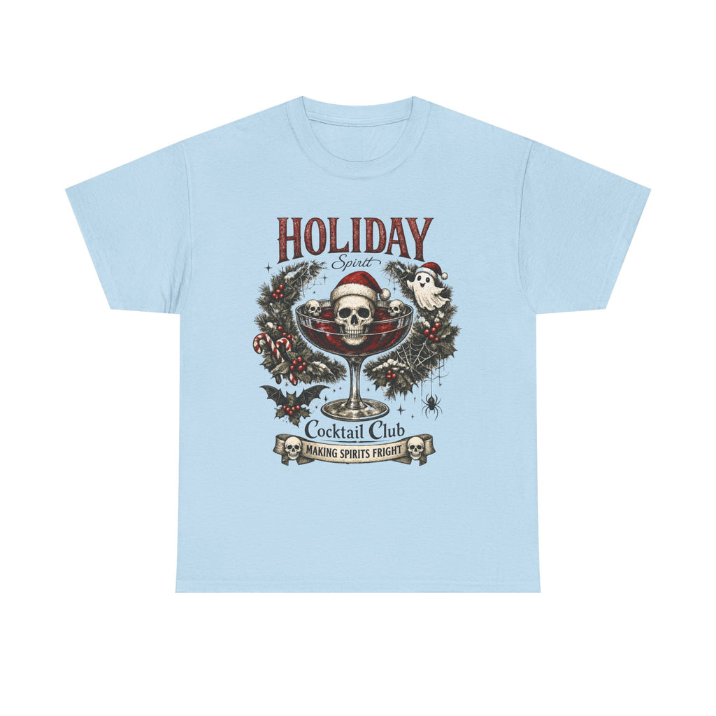 Holiday Cocktail Club Tee | Spooky Christmas Shirt - Boo Crew Boutique