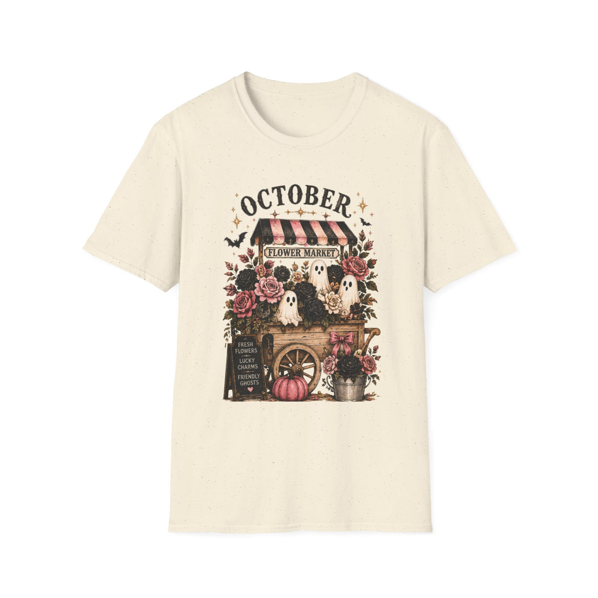 October Flower Market Tee - Boo Crew Boutique