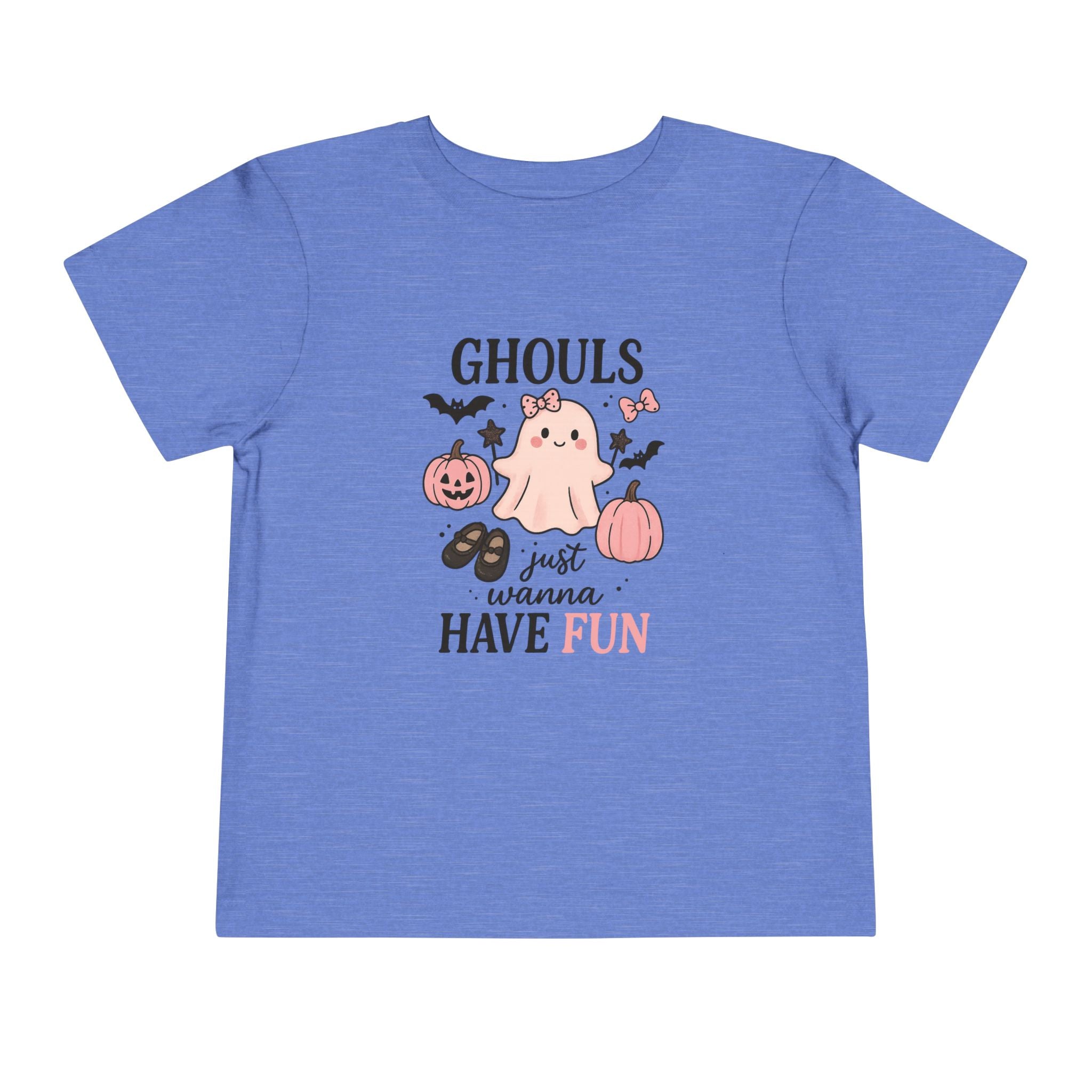 Toddler Halloween Tee - "Ghouls Just Wanna Have Fun" Cute Ghost & Pumpkins - Boo Crew Boutique