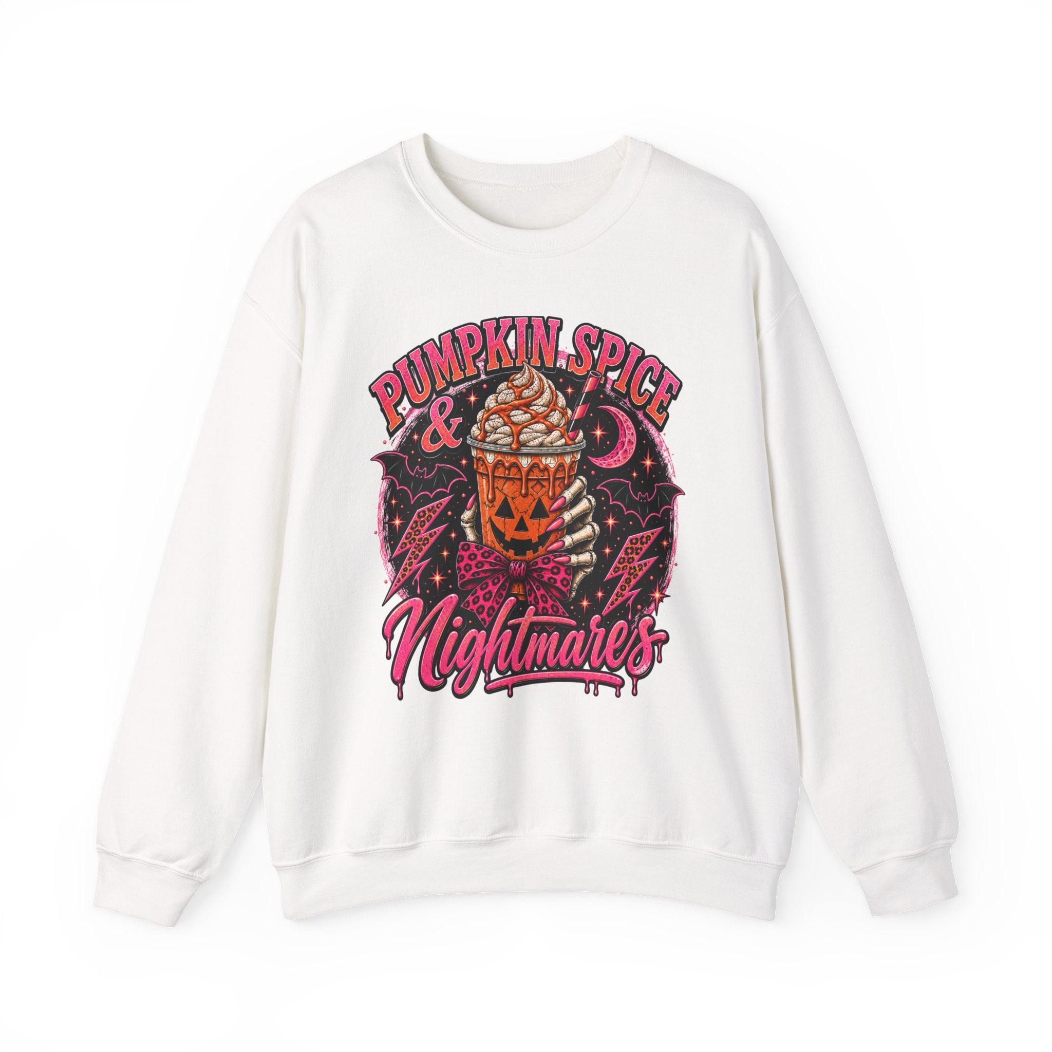 Pumpkin Spice & Nightmares Sweatshirt - Boo Crew Boutique