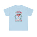 Holiday Cocktail Club T-Shirt | Christmas wreath margarita, festive cocktail tee - Boo Crew Boutique