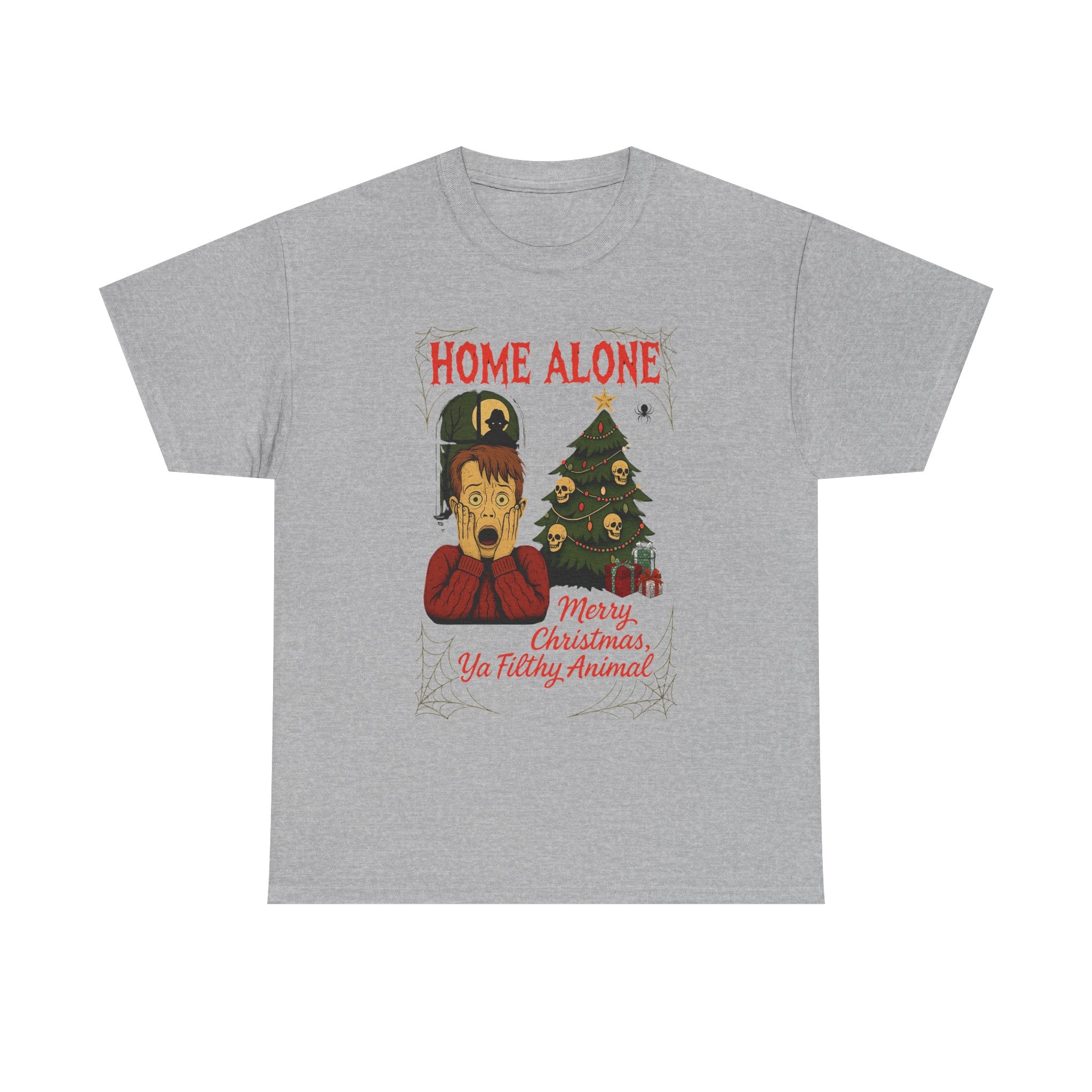 Home Alone Christmas Tee | Merry Christmas Ya Filthy Animal, Merry Creepmas, Gift for Christmas Movie Lover, Spooky Xmas Attire - Boo Crew Boutique