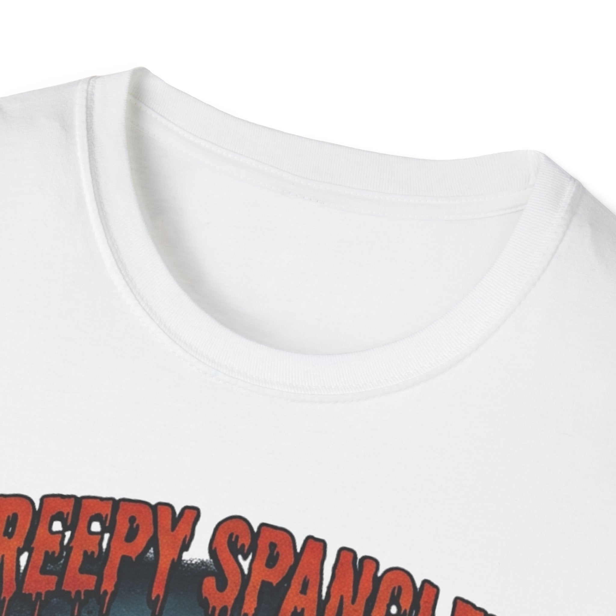 Creepy Spangled Nightmares T-Shirt — Patriotic Horror Graphic Tee