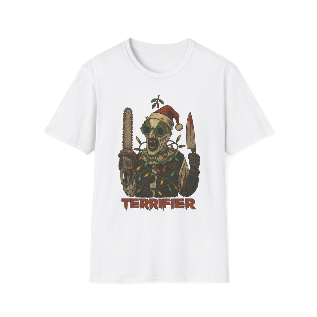 Terrifier Holiday Unisex T-Shirt - Perfect for Horror Fans, Halloween, Christmas, Cozy Wear, Gift for Horror Fan