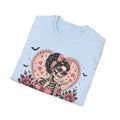 Valentine Skeleton Tee — "Be Mine" Retro Heart Skull T-Shirt - Boo Crew Boutique