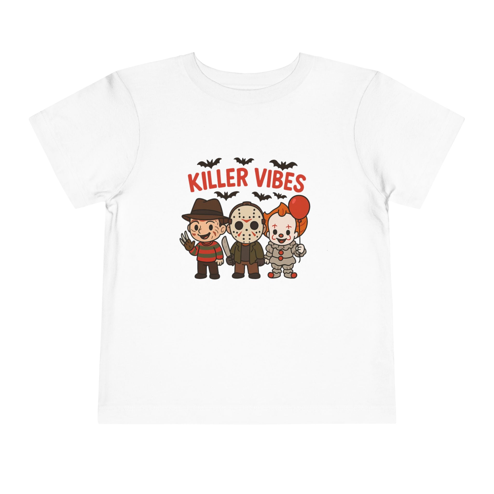 Toddler Horror Tee, Fun Kid's T-Shirt, Halloween Apparel, Cute Halloween Shirt, Horror Movie Fans