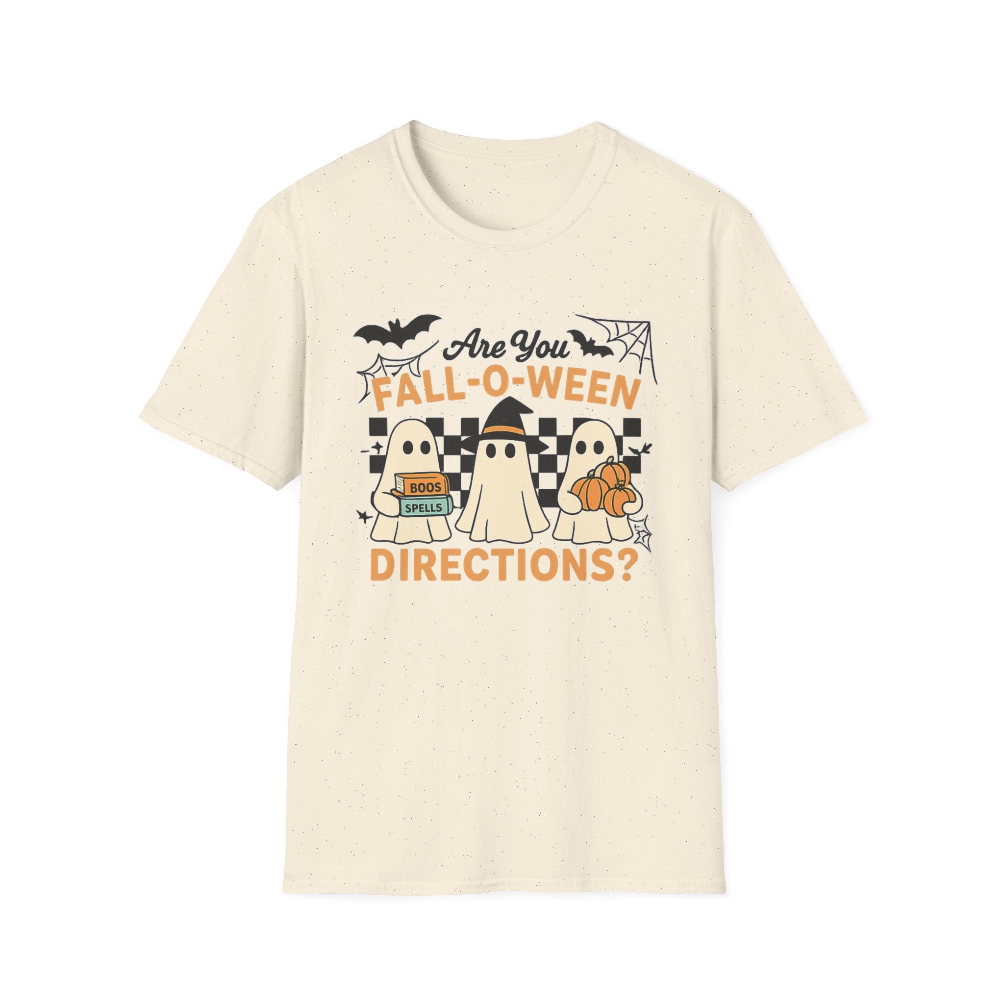 Fall - O - Ween Ghost T-Shirt — "Are You Fall - O - Ween Directions?" Halloween Pumpkin Tee - Boo Crew Boutique
