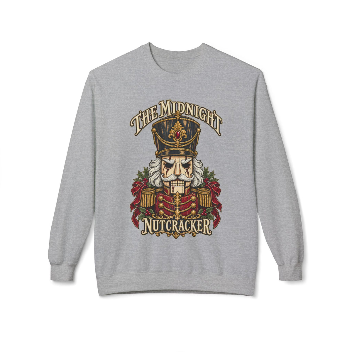The Midnight Nutcracker Christmas Crewneck Sweatshirt - Boo Crew Boutique