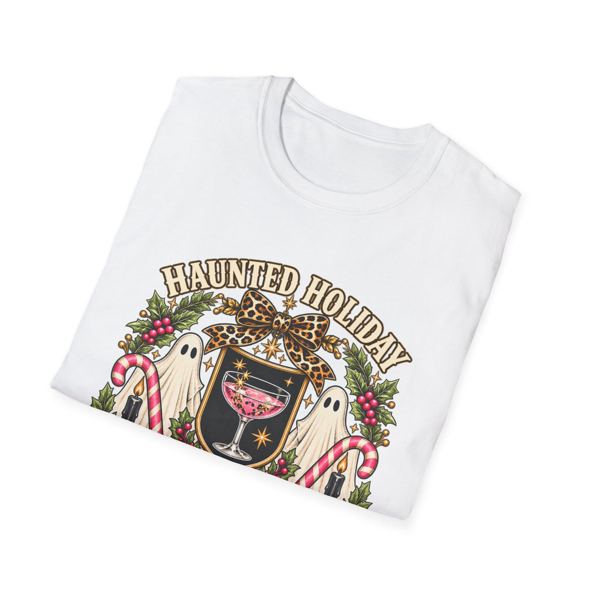 Haunted Holiday Social Club Halloween T-Shirt - Boo Crew Boutique