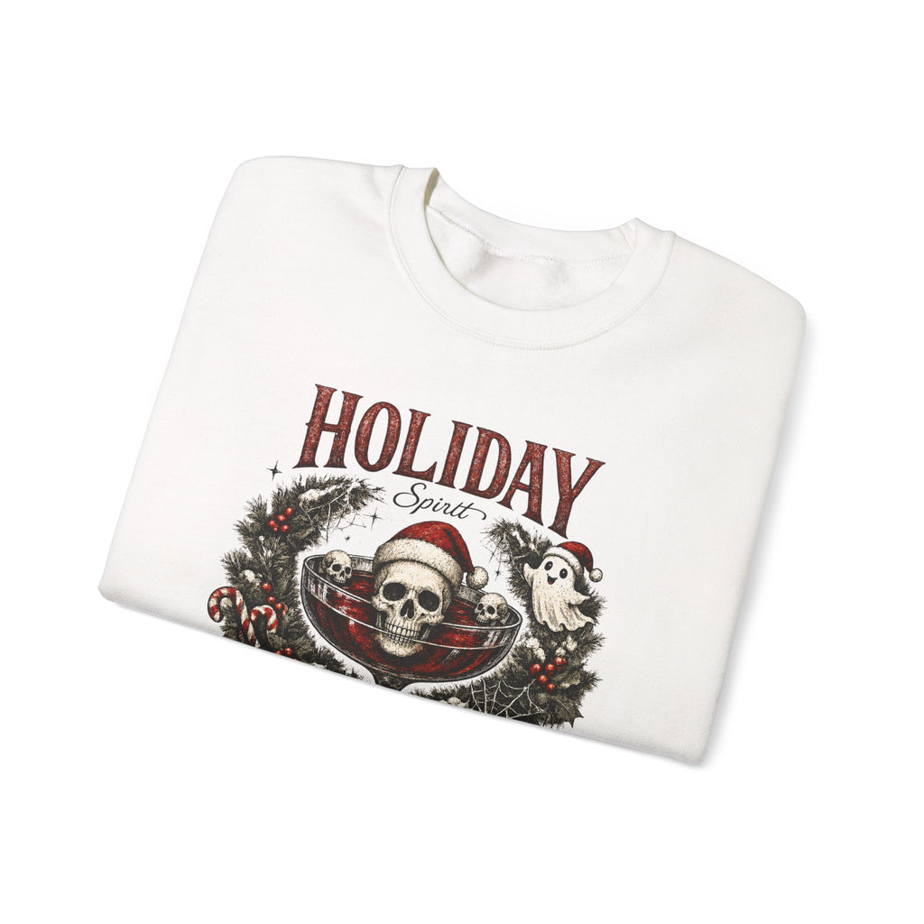Holiday Cocktail Club Sweatshirt | Spooky Christmas Cocktail Sweatshirt - Boo Crew Boutique