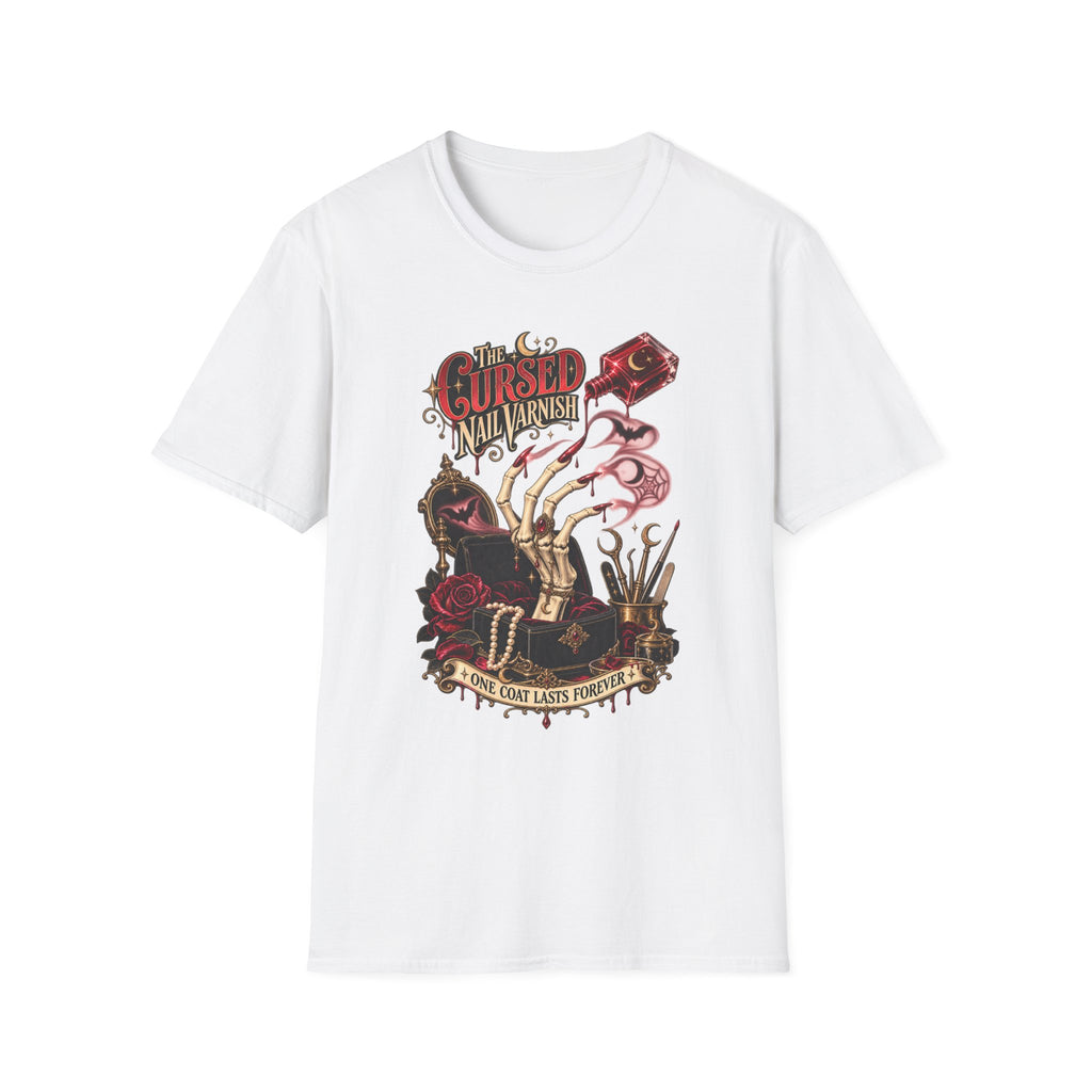 Cursed Hand Tarot Tee — Vintage Occult Graphic - Boo Crew Boutique