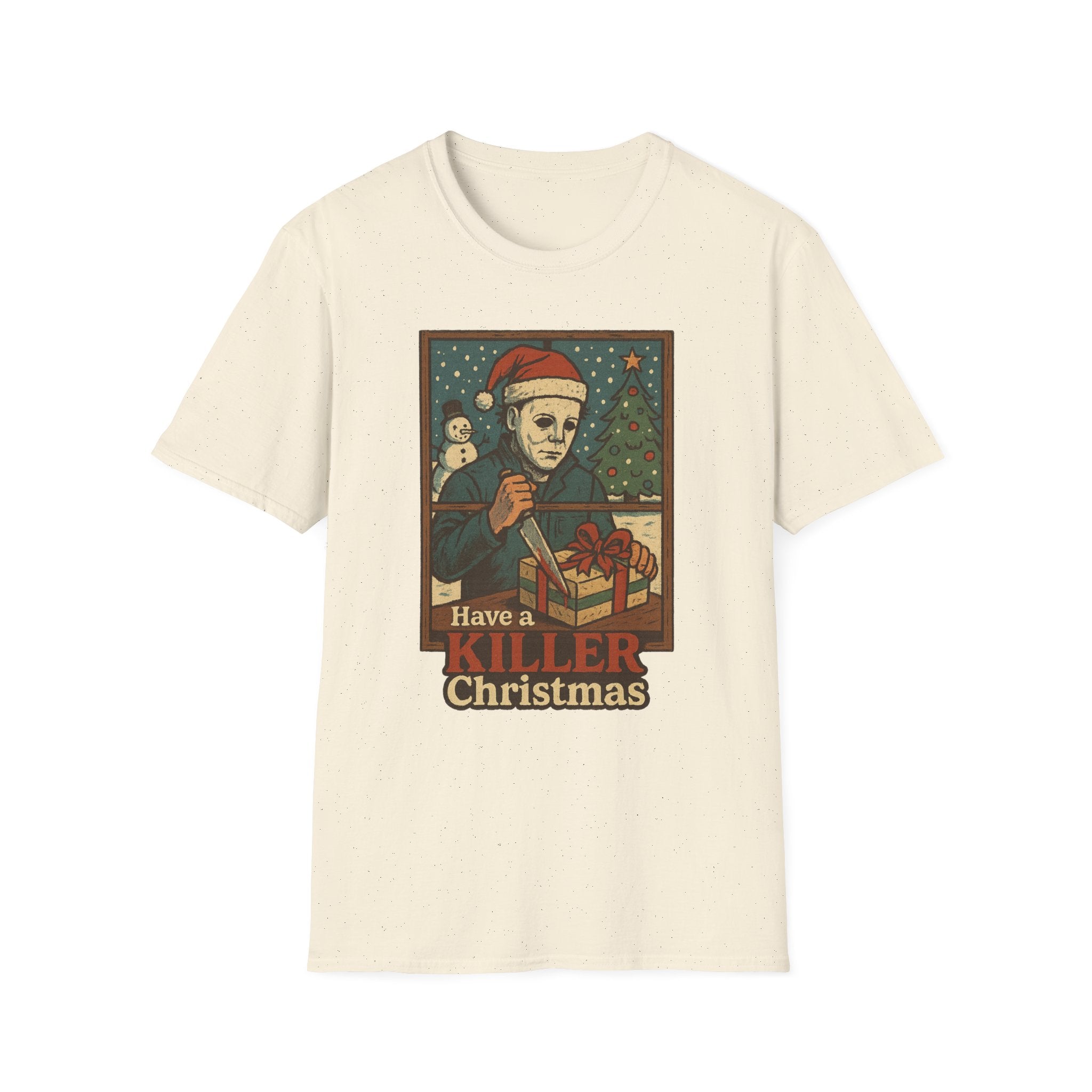 Killer Christmas T-Shirt | Michael Myers Holiday Tee, Fun Christmas Gift, Horror Fan Apparel, Christmas Party Shirt, Unique Holiday Wear - Boo Crew Boutique
