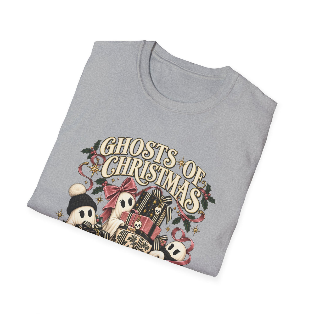 Ghosts of Christmas Presents Holiday T-Shirt - Boo Crew Boutique