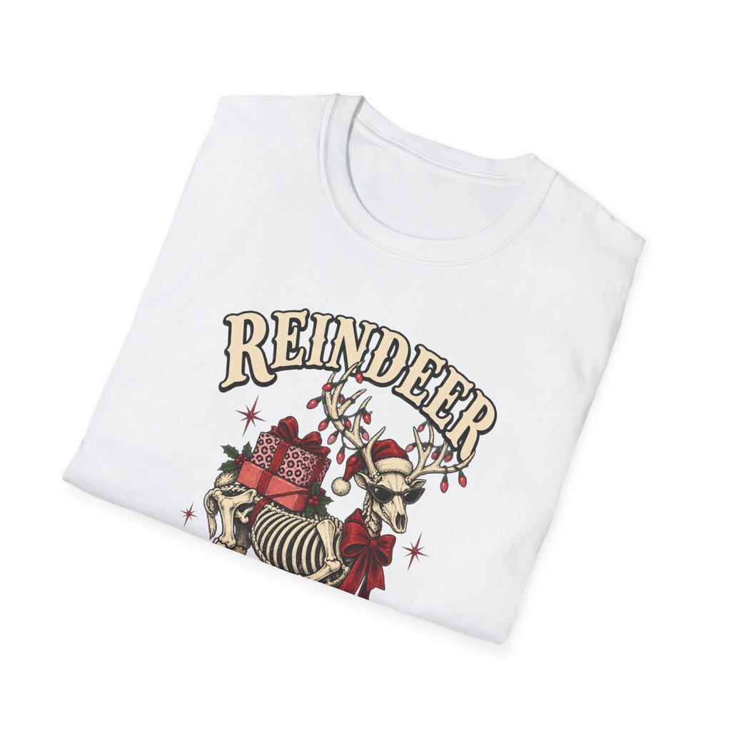 Reindeer After Dark Christmas T-Shirt - Boo Crew Boutique