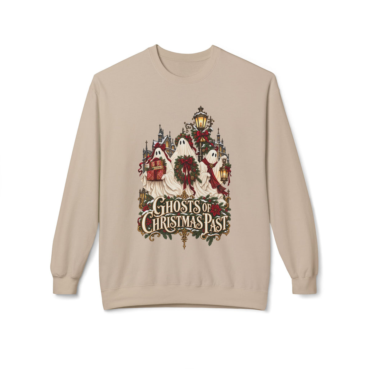 The Ghosts of Christmas Past Holiday Crewneck Sweatshirt - Boo Crew Boutique