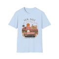 Sun, Salt & Something Spooky T-Shirt — Palm Springs Retro Sunset Tee - Boo Crew Boutique
