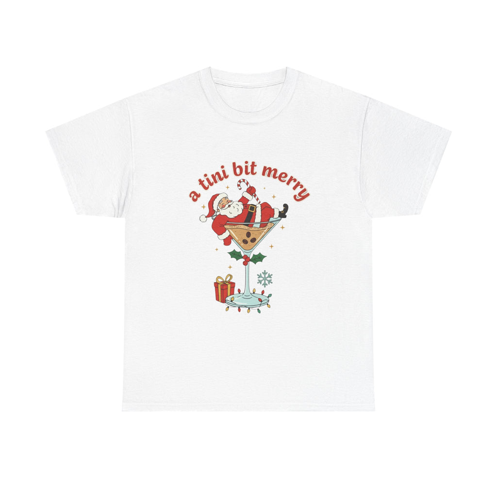 Santa Espresso Martini Tee, Christmas Holiday Shirt, Funny Cocktail Top, Festive Unisex T-Shirt, Xmas Party Apparel