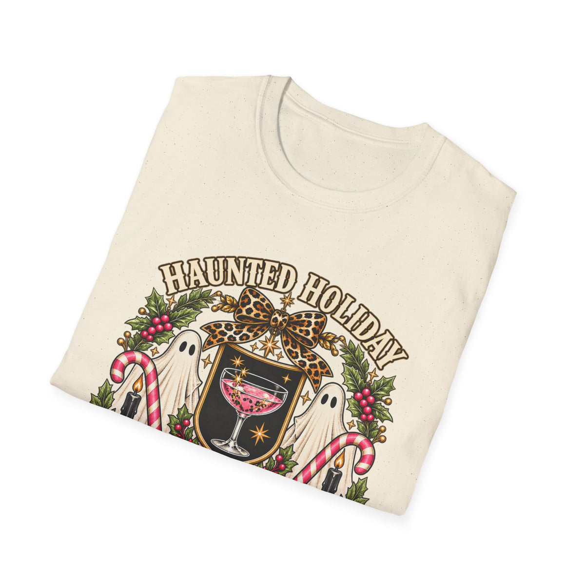 Haunted Holiday Social Club Halloween T-Shirt - Boo Crew Boutique